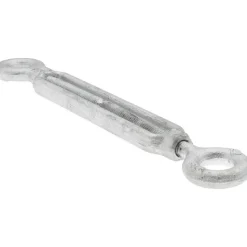 800 Lb Load Limit, 5/16" Thread Dia, 4-1/2" Take Up, Steel Eye & Eye Turnbuckle