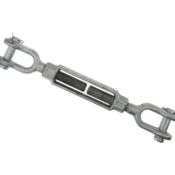 10,000 Lb Load Limit, 1" Thread Dia, 6" Take Up, Steel Jaw & Jaw Turnbuckle