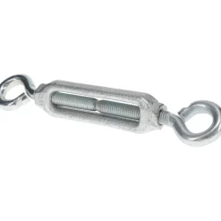 144 Lb Load Limit, 3/8" Thread Dia, 2-7/8" Take Up, Malleable Iron Eye & Eye Turnbuckle