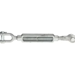 5,200 Lb Load Limit, 3/4" Thread Dia, 6" Take Up, Steel Jaw & Jaw Turnbuckle