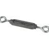 74 Lb Load Limit, 1/4" Thread Dia, 2-1/4" Take Up, Aluminum Eye & Eye Turnbuckle