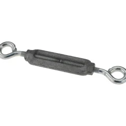 74 Lb Load Limit, 1/4" Thread Dia, 2-1/4" Take Up, Aluminum Eye & Eye Turnbuckle