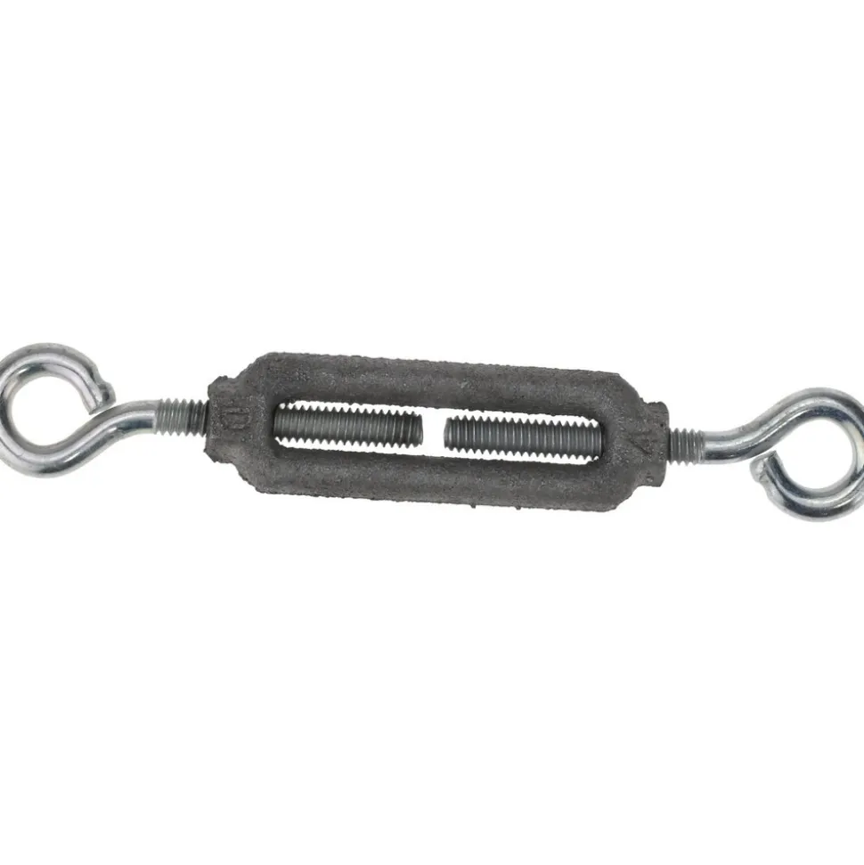 74 Lb Load Limit, 1/4" Thread Dia, 2-1/4" Take Up, Aluminum Eye & Eye Turnbuckle