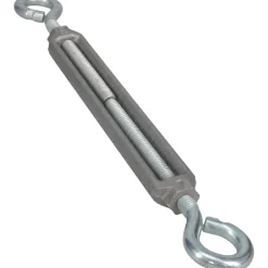 144 Lb Load Limit, 3/8" Thread Dia, 2-7/8" Take Up, Aluminum Eye & Eye Turnbuckle