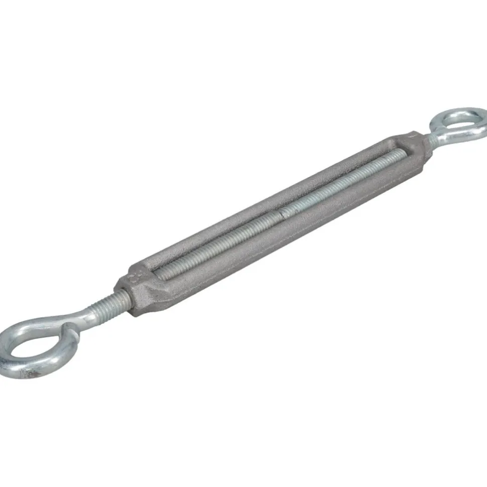 144 Lb Load Limit, 3/8" Thread Dia, 2-7/8" Take Up, Aluminum Eye & Eye Turnbuckle