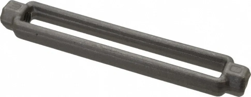 2,200 Lb Load Limit, 1/2" Thread Dia, 6" Take Up, Steel Turnbuckle Body Turnbuckle