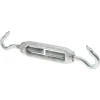 74 Lb Load Limit, 1/4" Thread Dia, 2-1/4" Take Up, Malleable Iron Hook & Hook Turnbuckle