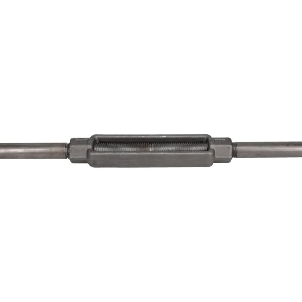 7,200 Lb Load Limit, 7/8" Thread Dia, 6" Take Up, Steel Stub & Stub Turnbuckle
