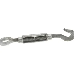 4,200 Lb Load Limit, 1" Thread Dia, 6" Take Up, Steel Hook & Eye Turnbuckle