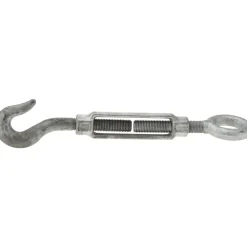 4,200 Lb Load Limit, 1" Thread Dia, 6" Take Up, Steel Hook & Eye Turnbuckle