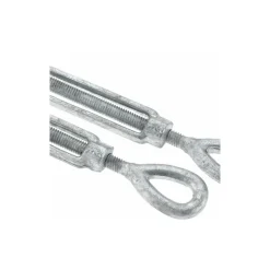 1,200 Lb Load Limit, 3/8" Thread Dia, 6" Take Up, Steel Eye & Eye Turnbuckle
