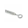 500 Lb Load Limit, 1/4" Thread Dia, 4" Take Up, Steel Eye & Eye Turnbuckle
