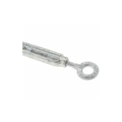 500 Lb Load Limit, 1/4" Thread Dia, 4" Take Up, Steel Eye & Eye Turnbuckle