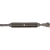 2,200 Lb Load Limit, 1/2" Thread Dia, 6" Take Up, Stainless Steel Jaw & Eye Turnbuckle