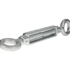 5,200 Lb Load Limit, 3/4" Thread Dia, 6" Take Up, Steel Eye & Eye Turnbuckle