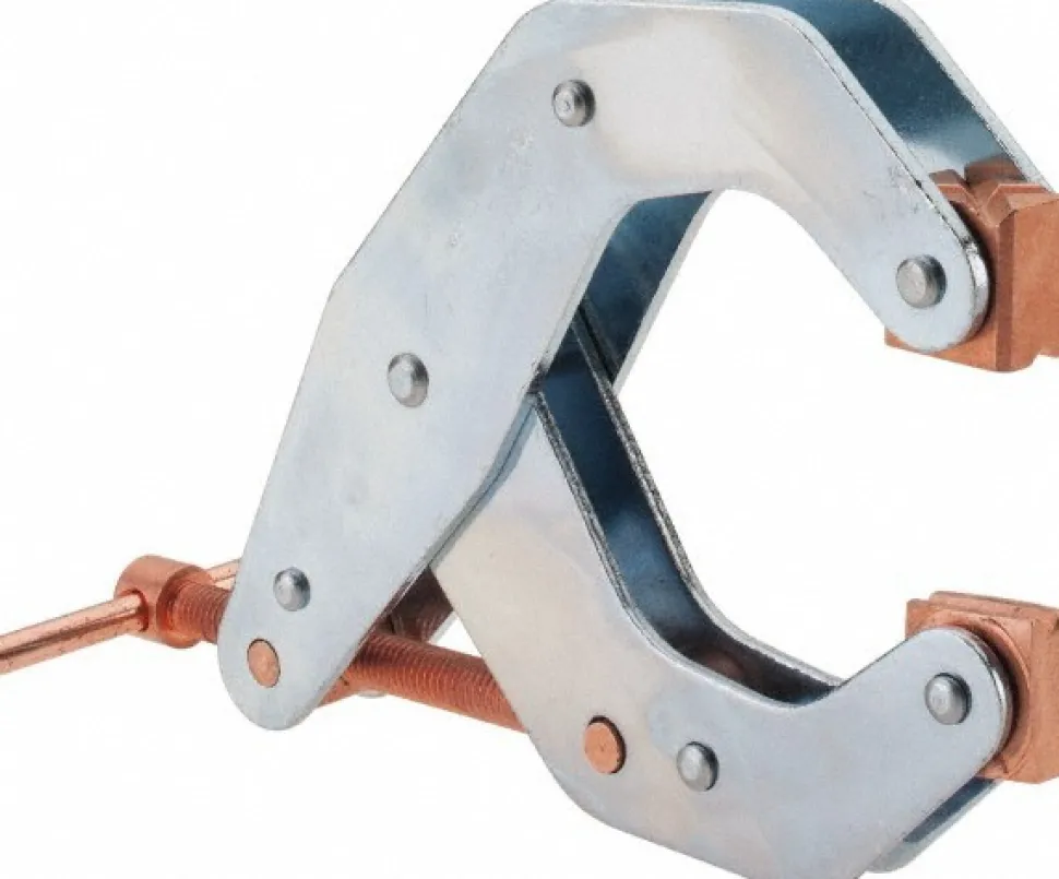 1,700 Lb, 4-1/2" Max Opening, 2-1/4" Open Throat Depth, 3-13/16" Closed Throat Depth, Cantilever Clamp