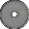 11 Lb Max Pull Force, 9/32" Overall Height, 1.41" Dia, Ceramic Cup Magnet