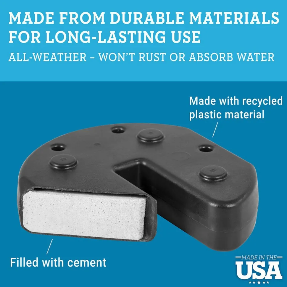 40lb USA Made Canopy Weight Set with Carry Strap