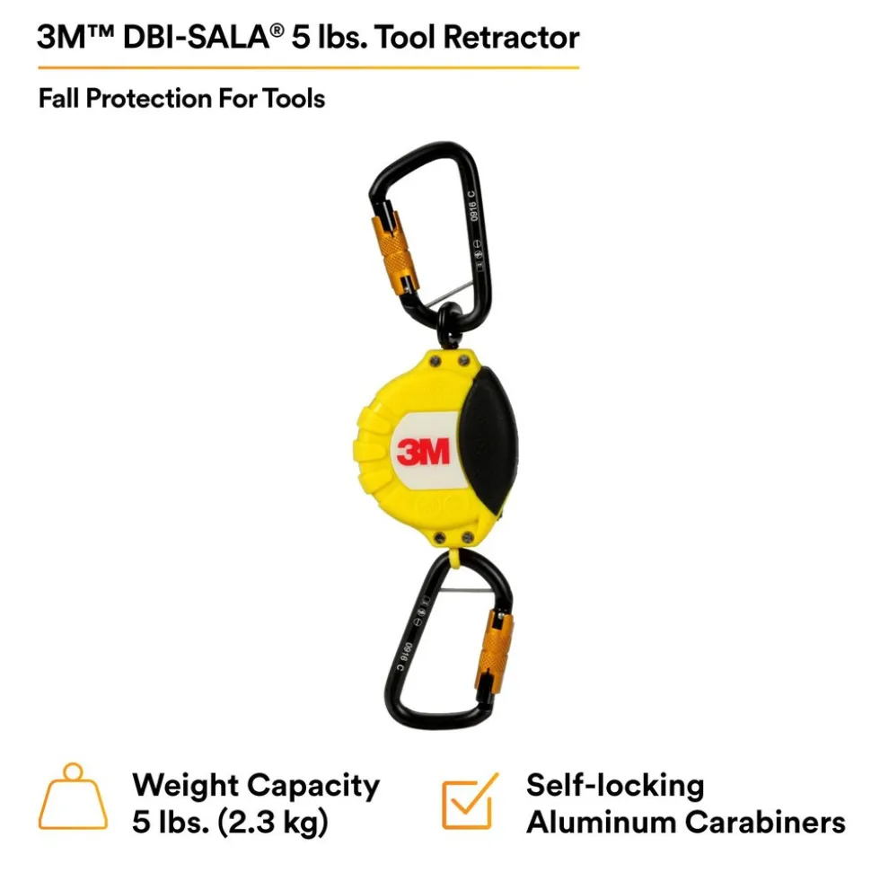 50" 5LB YLW TOOL RETRACTOR