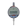 LCD Electronic Drop Indicator: 1/2" Max, 0.000120" Accuracy, Flat Back
