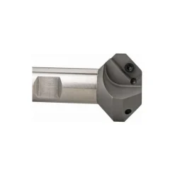 45° Lead Angle, 0.688" to 1.471" Cut Dia, 3/4" Shank Dia, Indexable & Chamfer End Mill