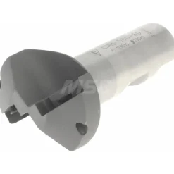 60° Lead Angle, 1/2" to 1.458" Cut Dia, 3/4" Shank Dia, Indexable & Chamfer End Mill