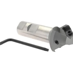 41° Lead Angle, 0.688" to 1.414" Cut Dia, 3/4" Shank Dia, Indexable & Chamfer End Mill
