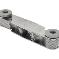 28 Leaf, 0.5 to 6mm Pitch Range, 4 to 56 TPI Range, Stainless Steel Screw Pitch Gage