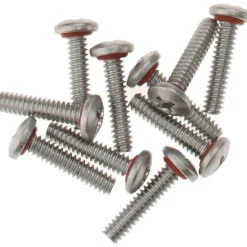 #6-32, 5/8" Length Under Head, Pan Head, #2 Phillips Self Sealing Machine Screw
