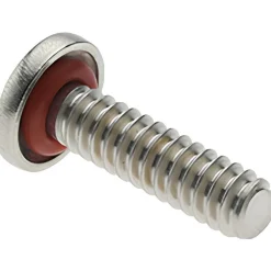 #6-32, 1/2" Length Under Head, Pan Head, #2 Phillips Self Sealing Machine Screw