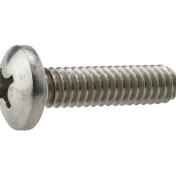 1/4-20, 1" Length Under Head, Pan Head, #3 Phillips Self Sealing Machine Screw