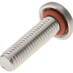 #10-32, 3/4" Length Under Head, Pan Head, #2 Phillips Self Sealing Machine Screw