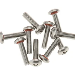 #10-32, 3/4" Length Under Head, Pan Head, #2 Phillips Self Sealing Machine Screw