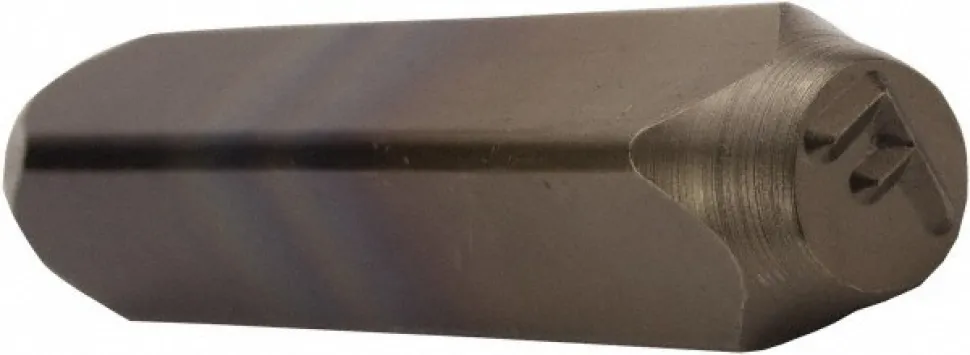 Letter F Machine Made Individual Steel Stamp