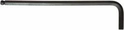 L-Handle Hex Key: 3/16", Ball End, Long Arm