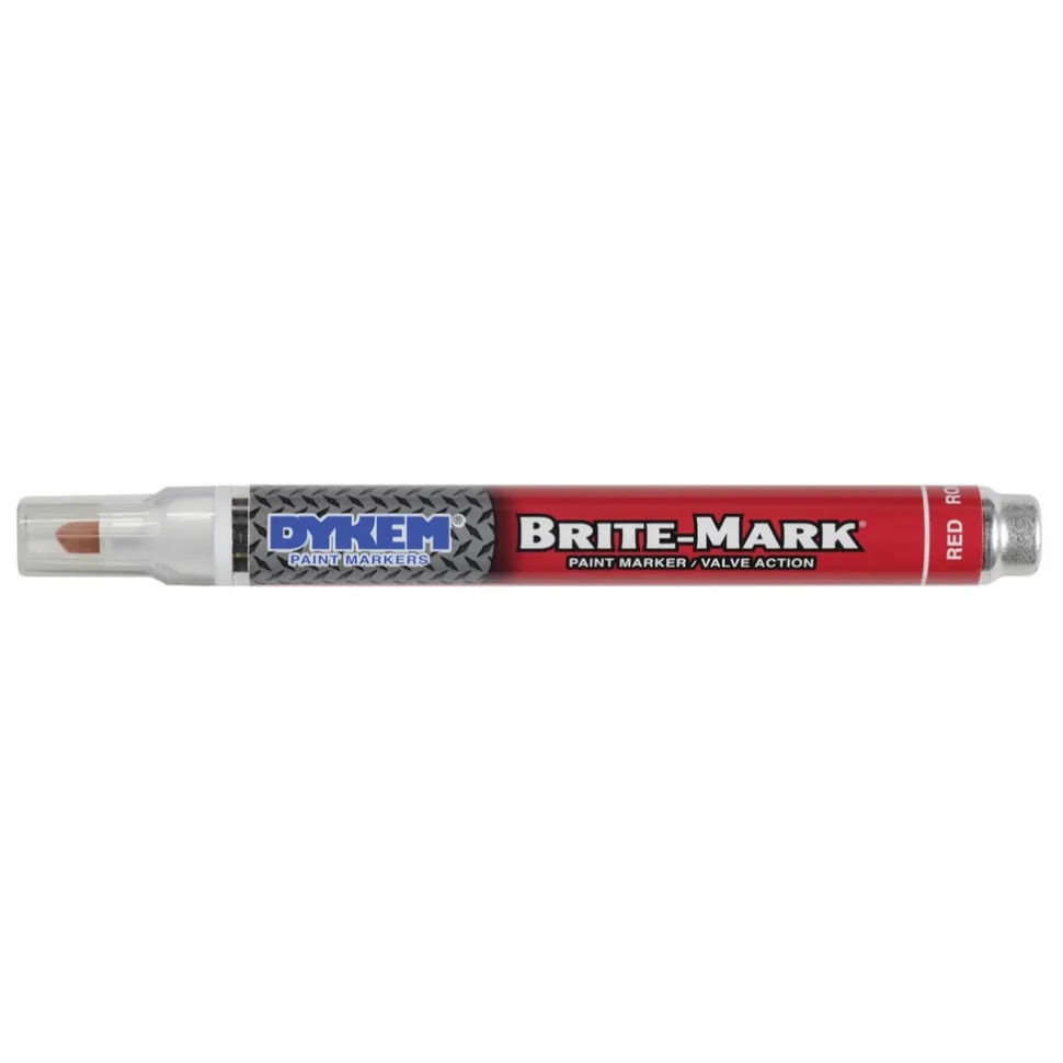 Liquid Paint Marker: Red, Oil Base, Line & Medium Tip