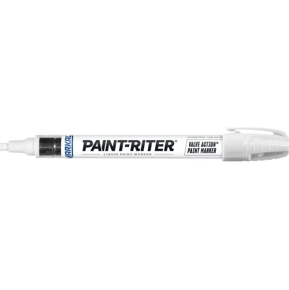 Liquid Paint Marker: White, Alcohol Base, Bullet Tip