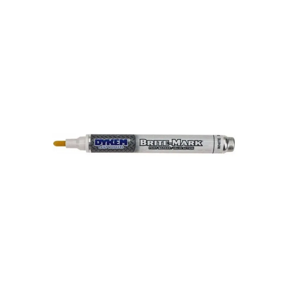 Liquid Paint Marker: White, Oil Base, Line & Medium Tip
