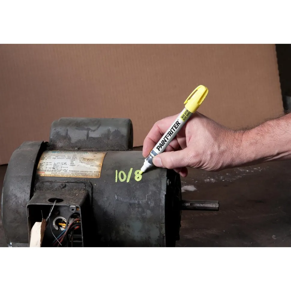 Liquid Paint Marker: Yellow, Alcohol Base, Bullet Tip