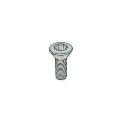 Lock Screw for Indexables: TP8 Torx® Plus, M2.5 Thread