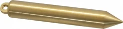 6-3/4" Long, 1" Dia Brass Plumb Bob