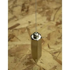 4" Long, 7/8" Dia Steel Plumb Bob