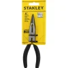 Long Nose & Needle Nose Plier: 2-3/16" Jaw Length, Side Cutter
