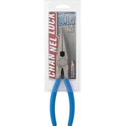 Long Nose Plier: 2-23/64" Jaw Length, Side Cutter