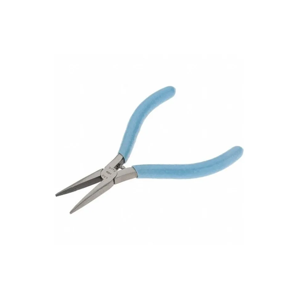Long Nose Plier: 5" OAL, 1-3/16" Jaw Length