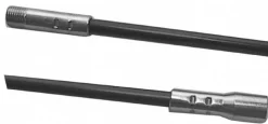 72" Long, 1/4" NPSM Female, Fiberglass Brush Handle Extension