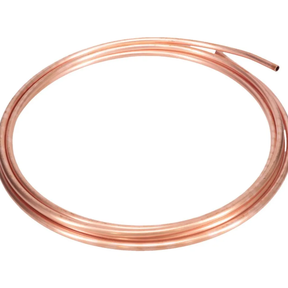 10' Long, 1/4" OD, Grade Alloy 122 Copper Seamless Tube
