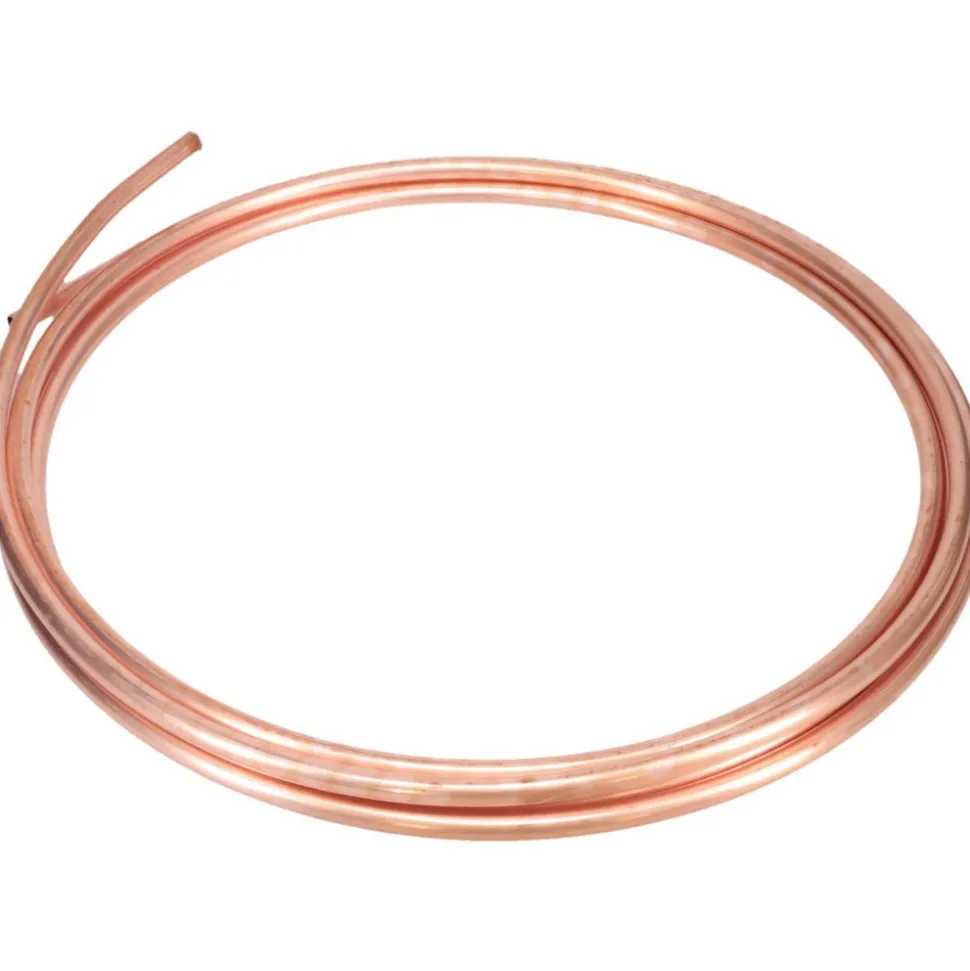 10' Long, 1/4" OD, Grade Alloy 122 Copper Seamless Tube