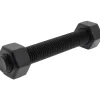 3/4-10, 5-1/2" Long, Uncoated, Steel, Fully Threaded Stud with Nut