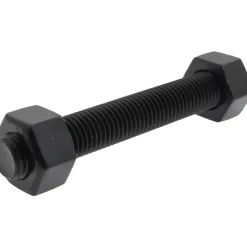3/4-10, 5-1/2" Long, Uncoated, Steel, Fully Threaded Stud with Nut
